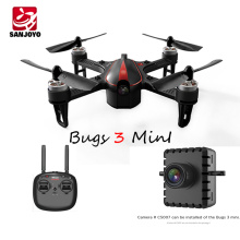 Atacado 2.4 Ghz Motor Brushless Mini Drone Quadcopter Controle Remoto Com Função Flip 3D VS MJX Bugs3 SJY-MJX B3 Mini